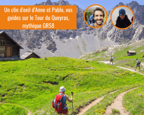 le clin d'oeil de Pablo et Anne dans le Queyras